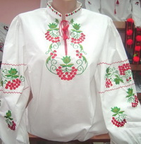 Блуза жіноча,  артикул В 627, малюнок 537 м, тканина: батист 100%;  льон 100%; сорочкова 80% бавовна, 20%  поліестер
